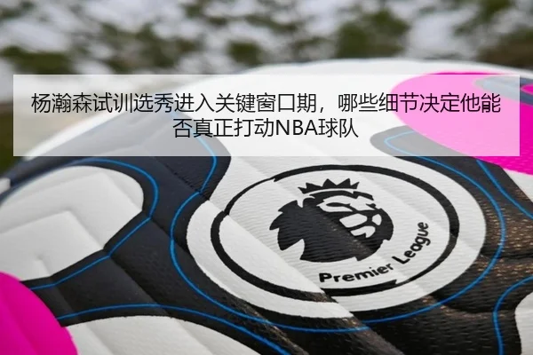 杨瀚森试训选秀进入关键窗口期，哪些细节决定他能否真正打动NBA球队 - kaiyundianzi